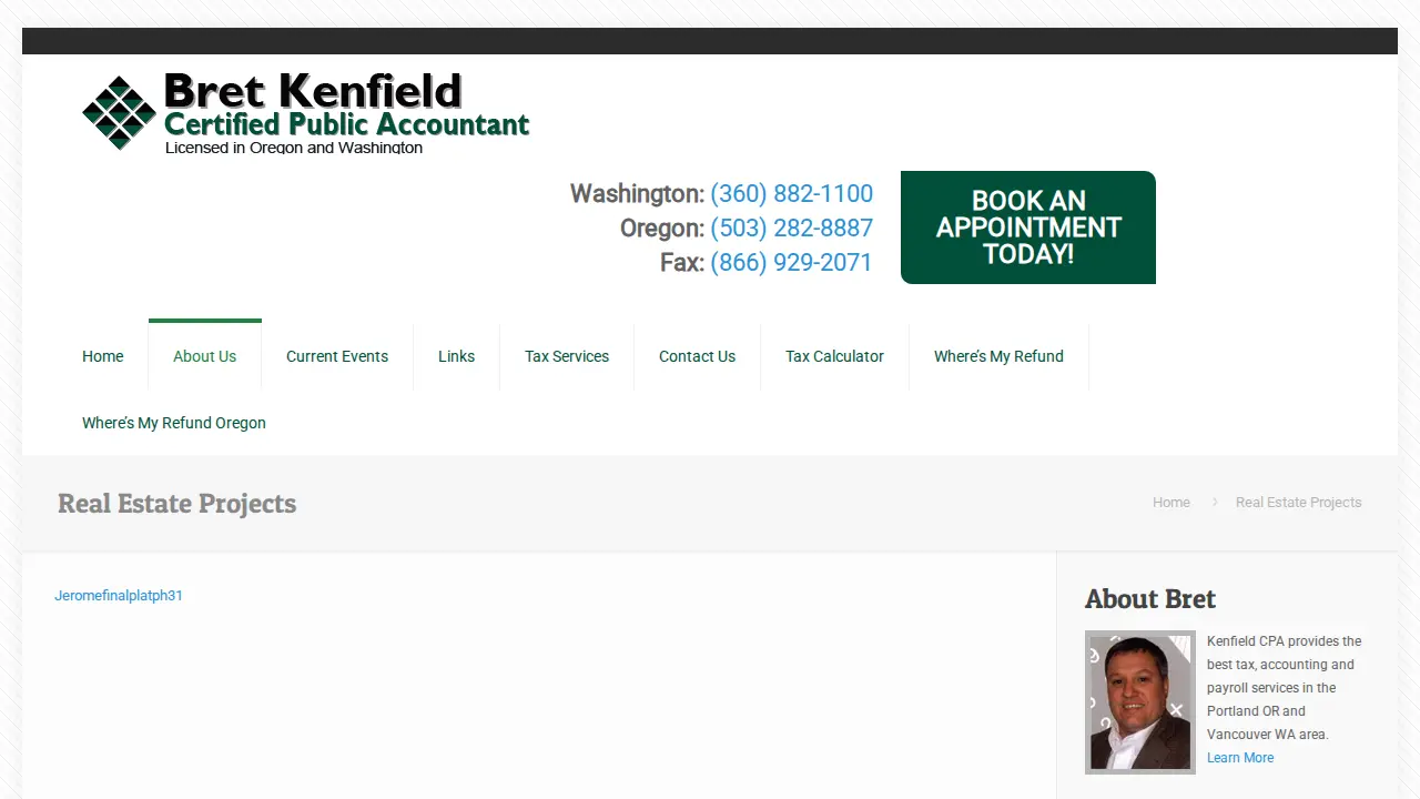 Bret Kenfield CPA page