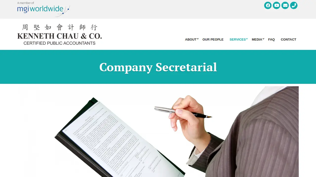 Kenneth Chau & Co. page