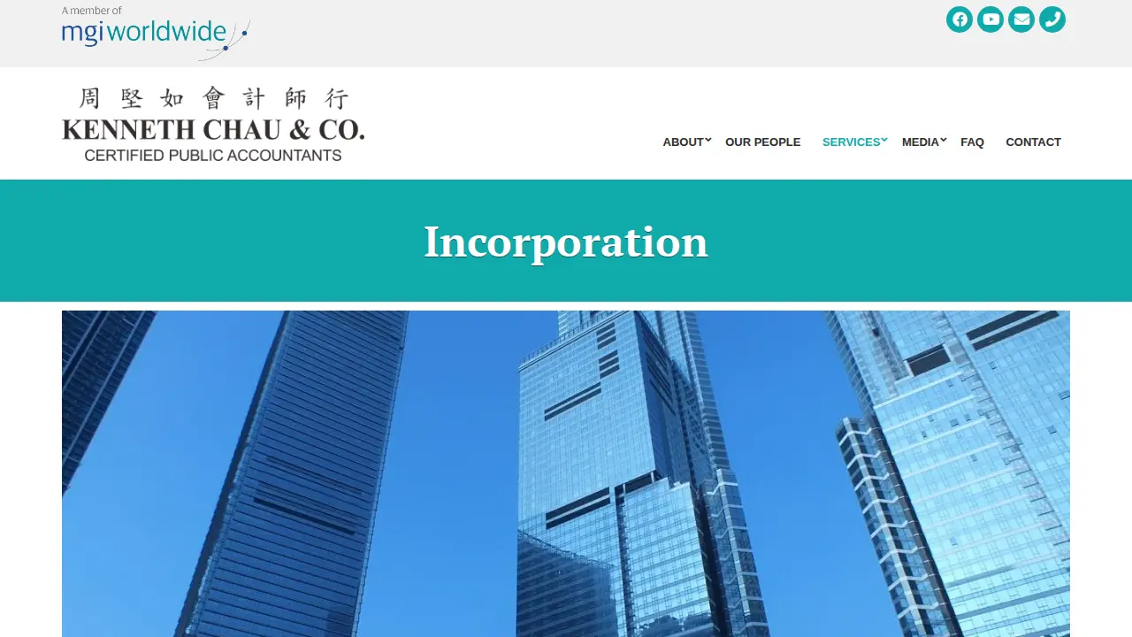 Kenneth Chau & Co. page