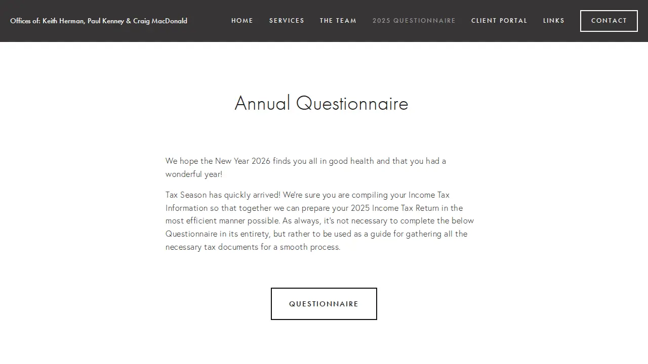 Kenney & Mac Donald Inc page