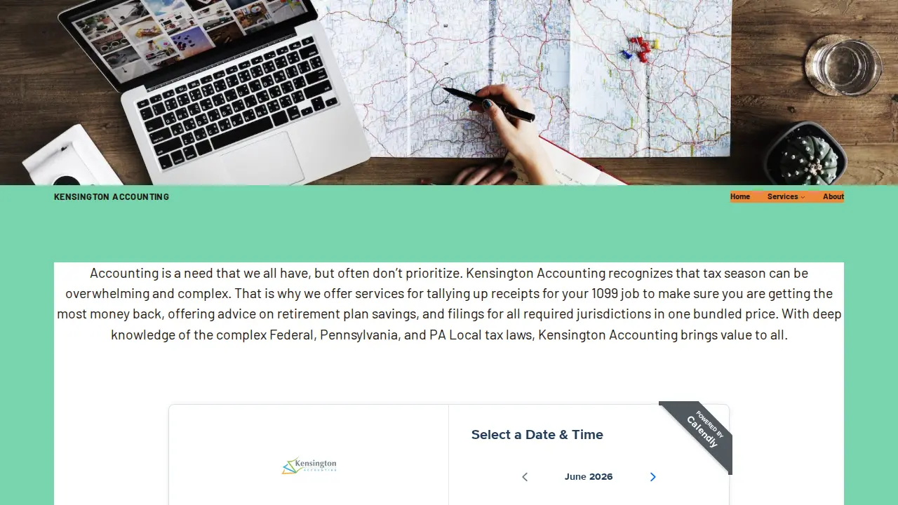 Kensington Accounting page