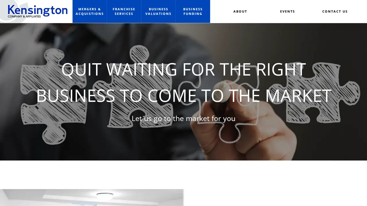 Kensington Company page