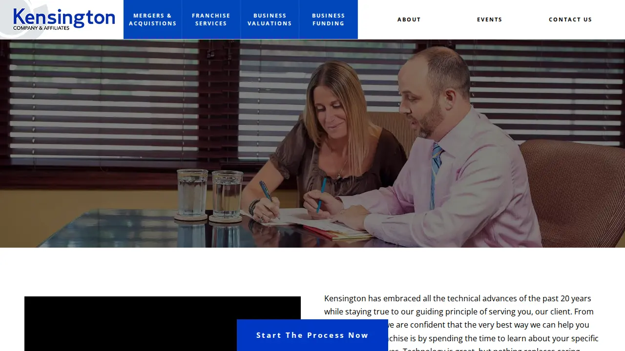Kensington Company page