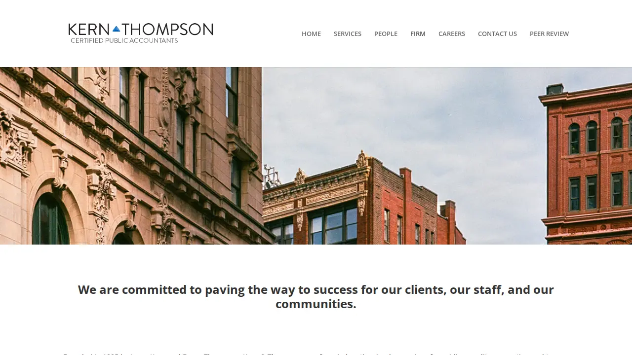 Kern & Thompson page