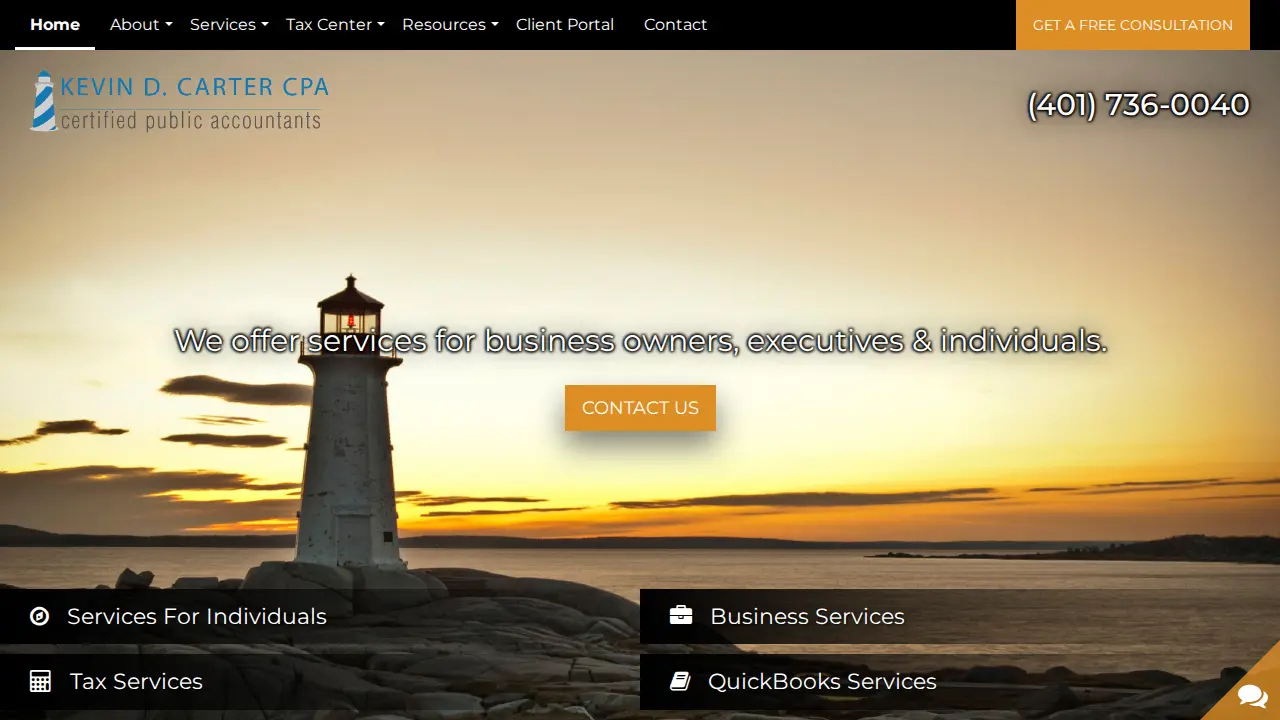 Kevin Carter CPA page