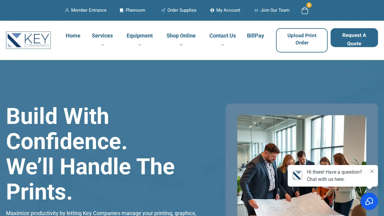 Key Blue Prints, Inc. website