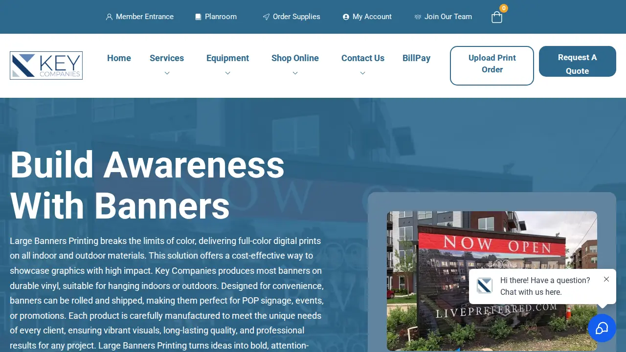 Key Blue Prints, Inc. page