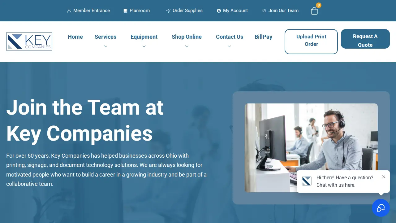 Key Blue Prints, Inc. page