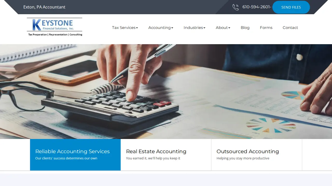 Keystone Financial Solutions Inc. page