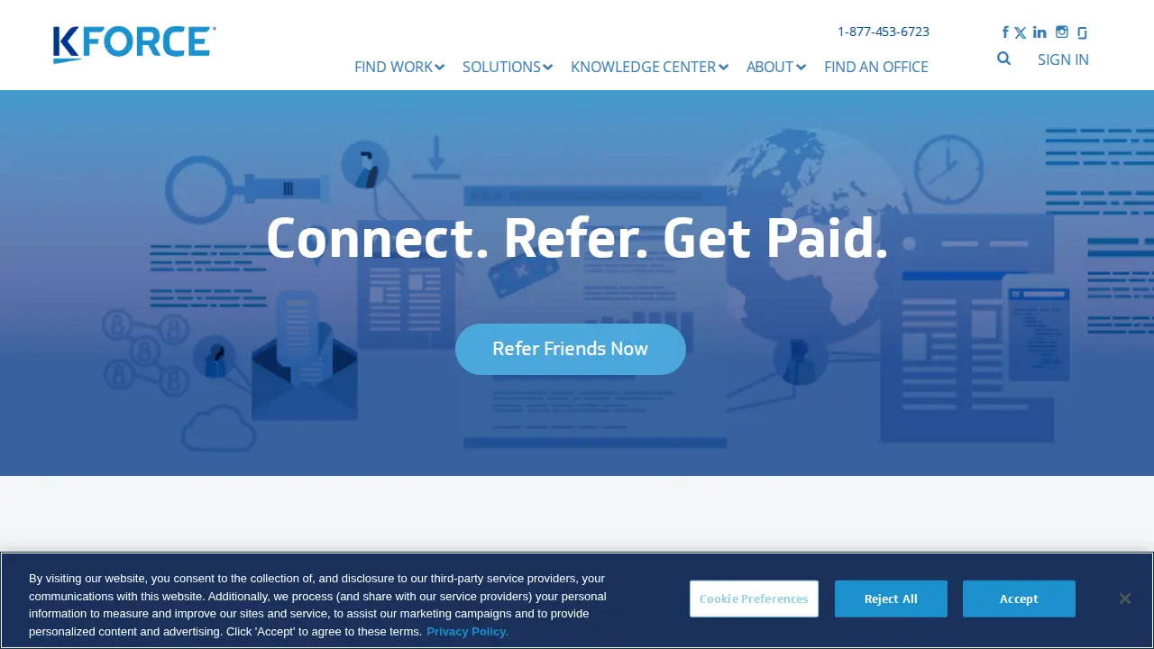 Kforce page