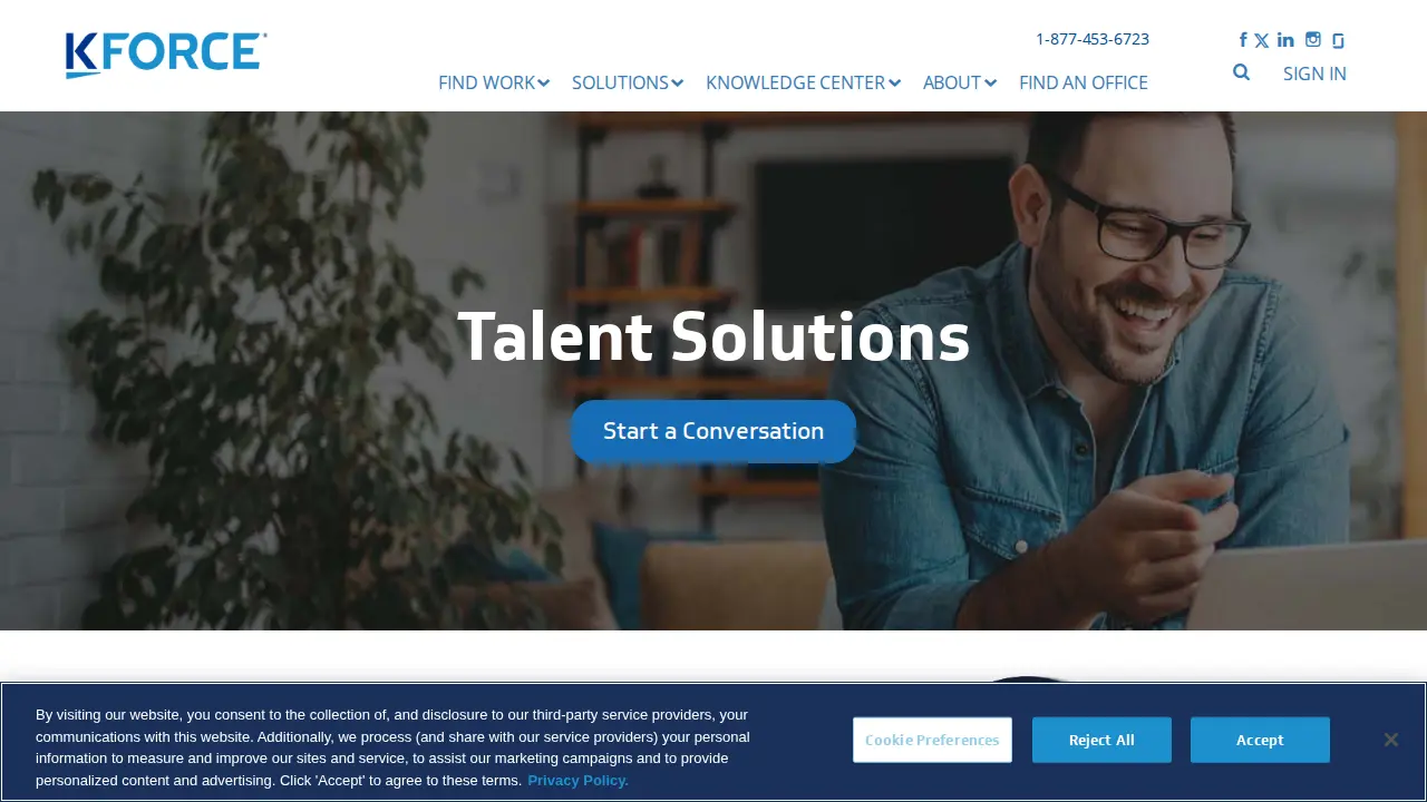 Kforce page