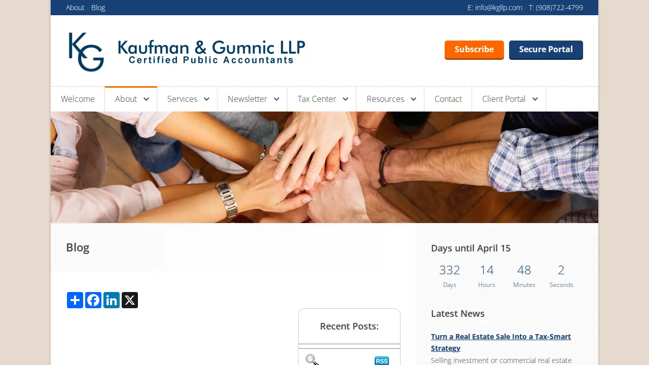 Kaufman & Gumnic LLP page