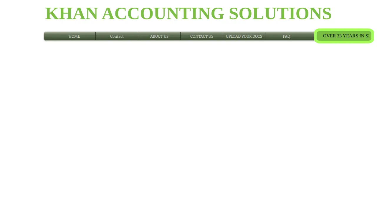 Khan Accounting Solutions page