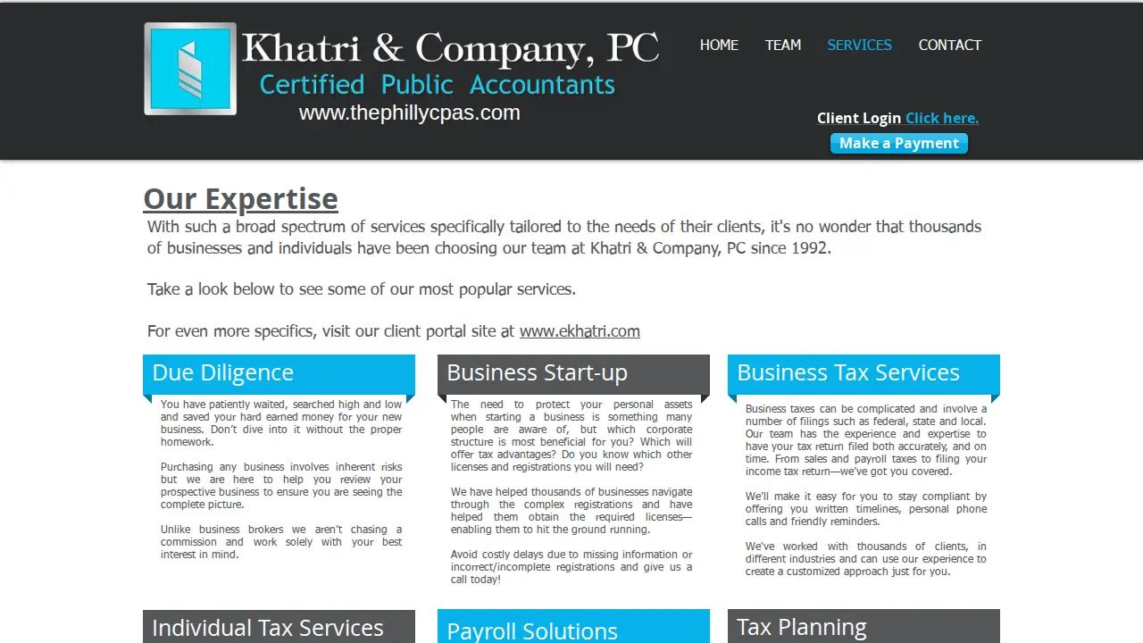 Khatri & Company, PC page