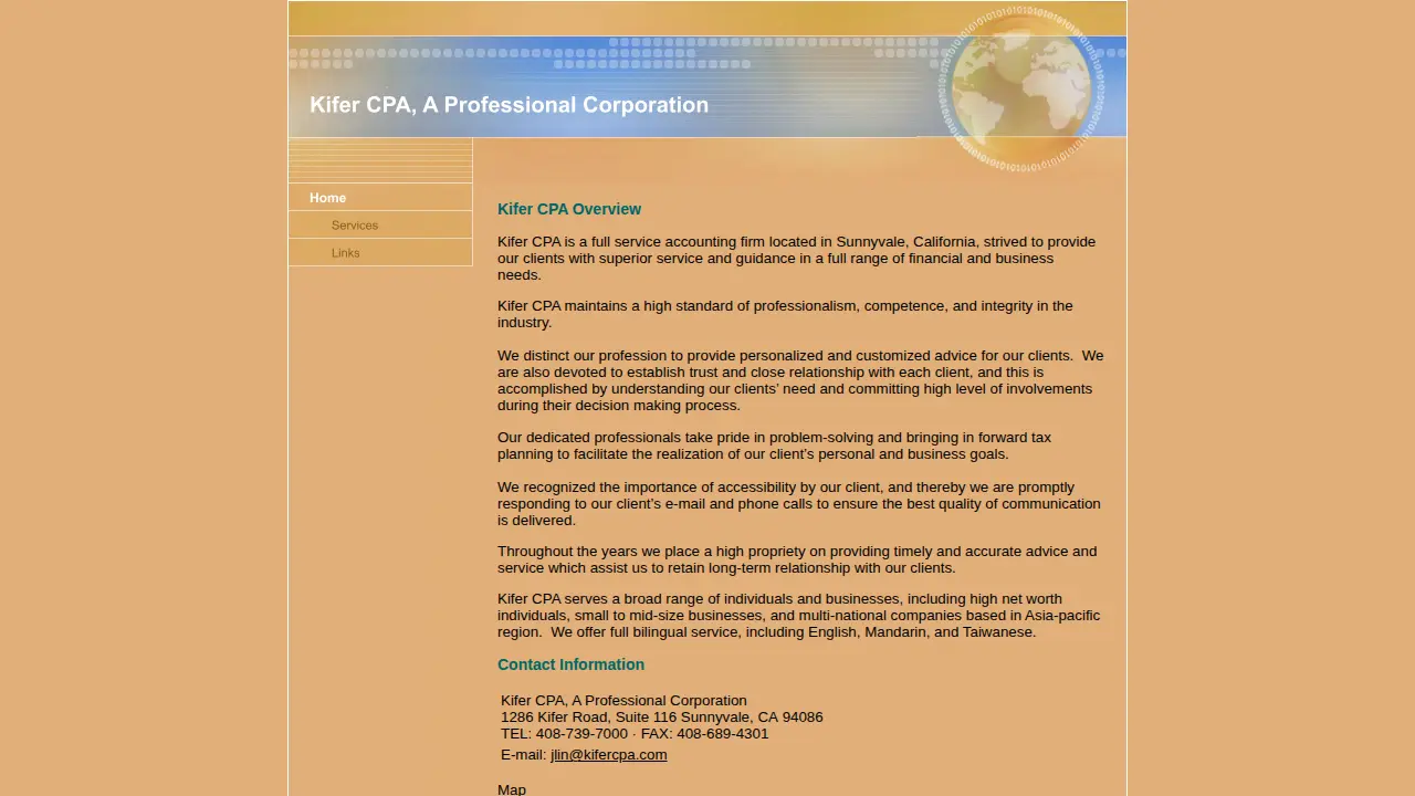 Kifer CPA page