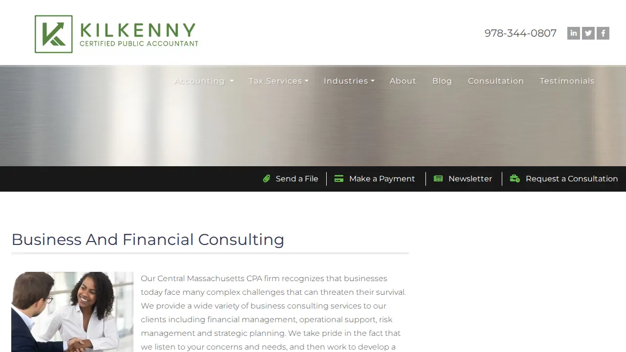 Robert Kilkenny, CPA page