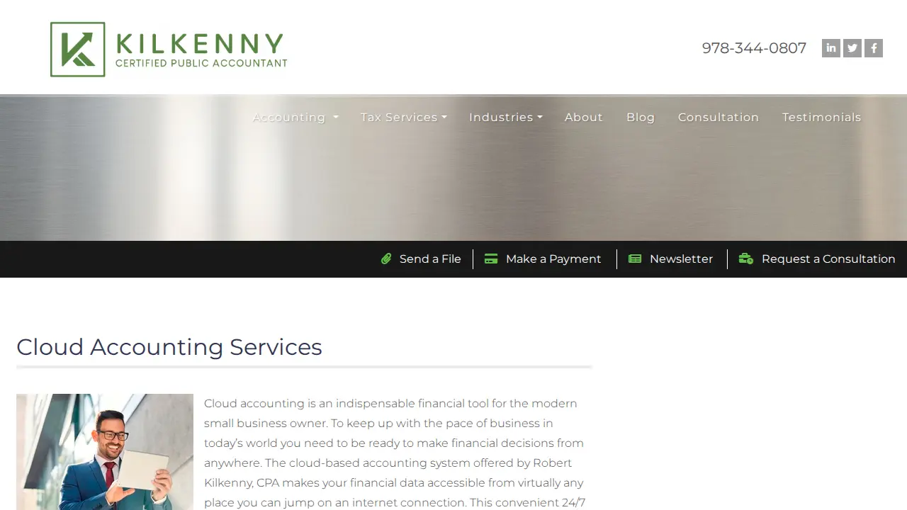 Robert Kilkenny, CPA page