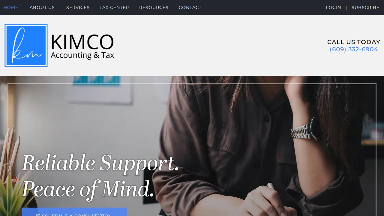 KIMCO Accounting & Tax website