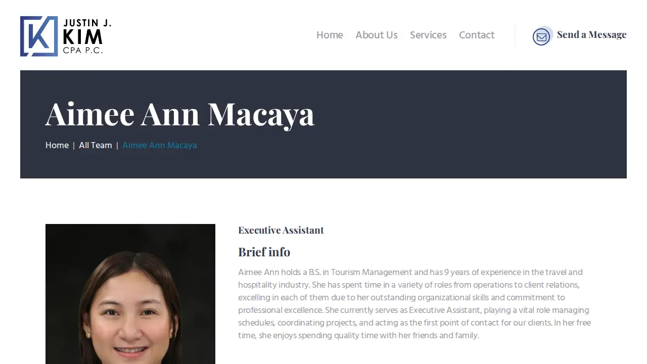 Kim & Associates LLC page