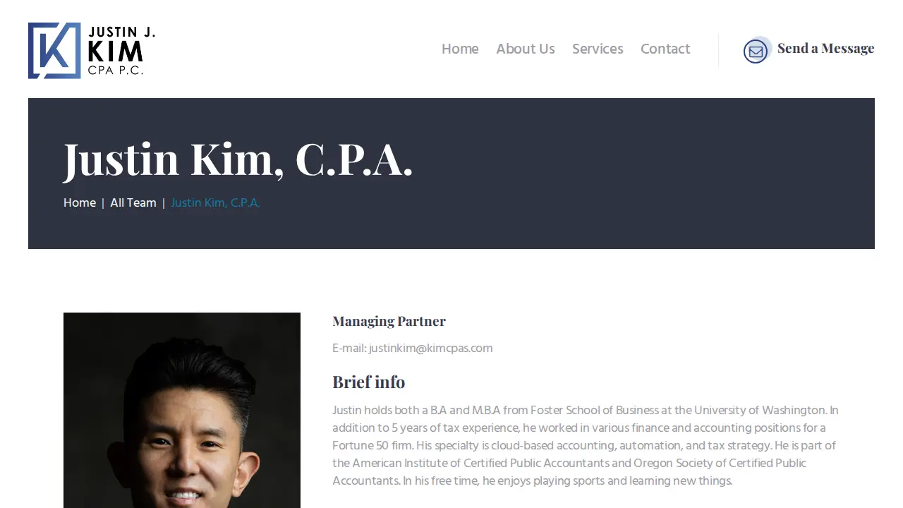 Kim & Associates LLC page