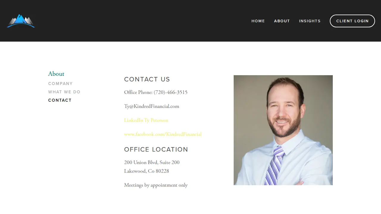 Kindred Financial LLC page