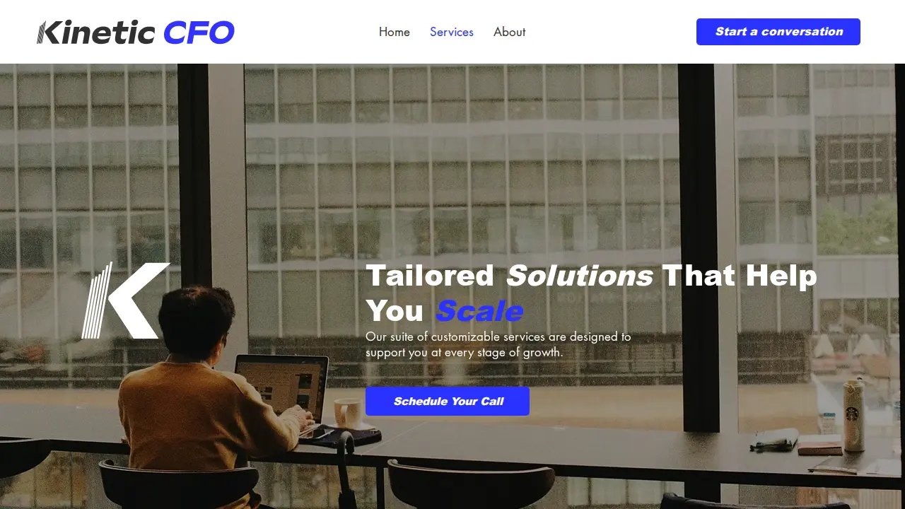 Kinetic CFO page