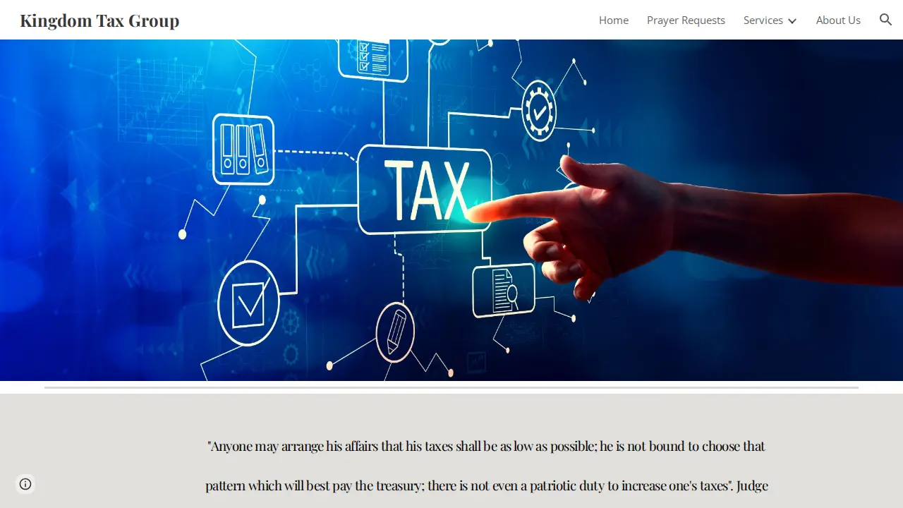 Kingdom Tax Group Inc page