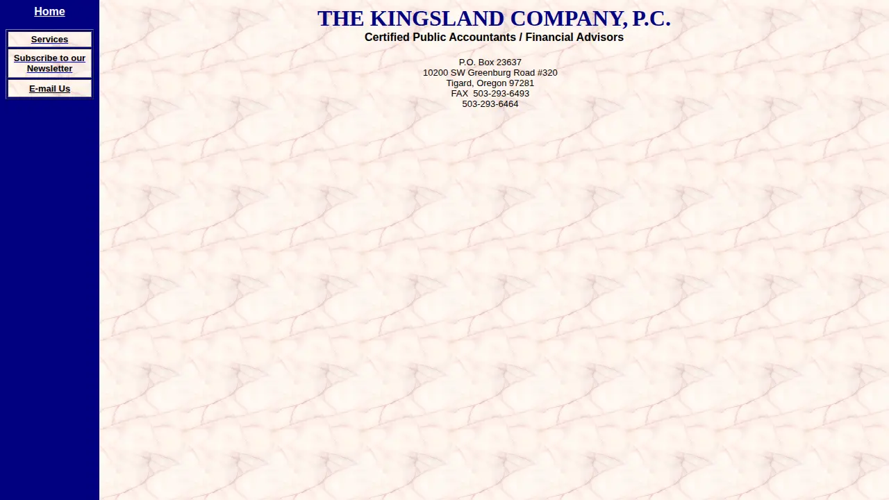 Kingsland Company PC