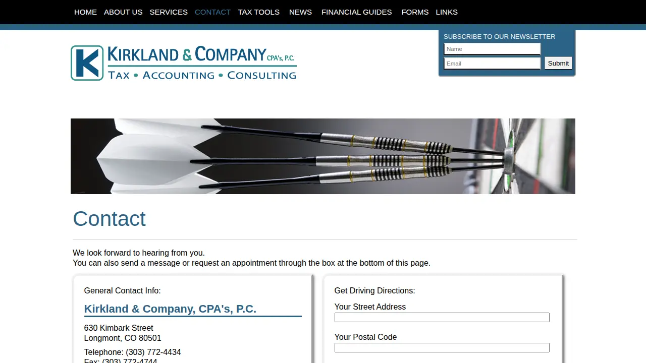 Kirkland & Company, CPA's, P.C. page