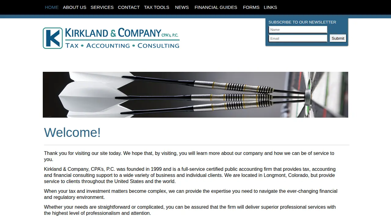 Kirkland & Company, CPA's, P.C. page