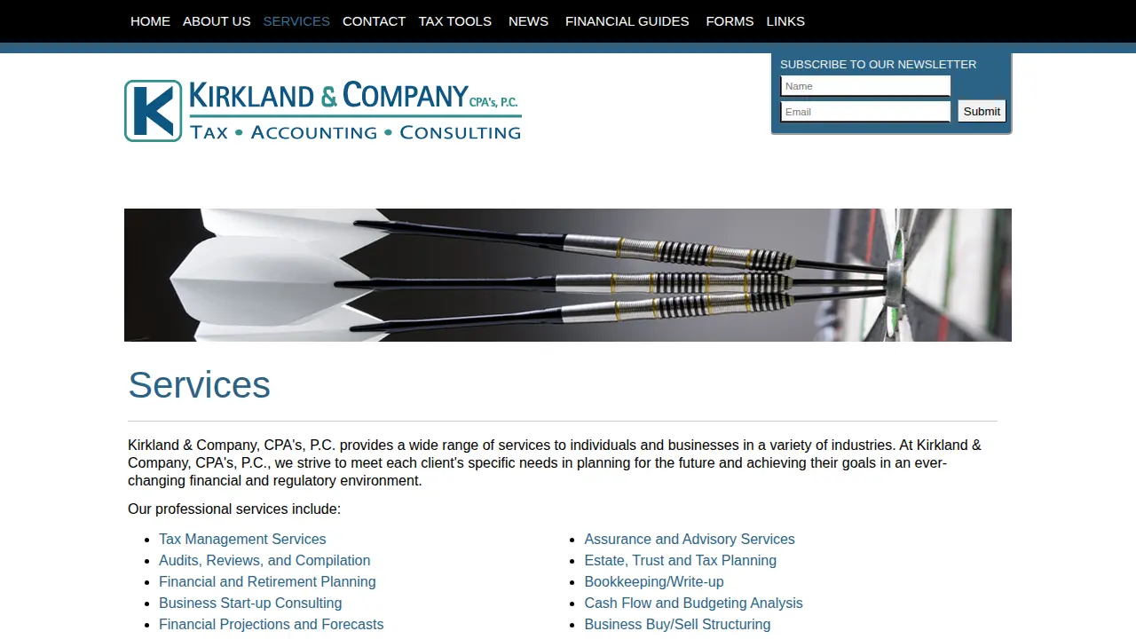 Kirkland & Company, CPA's, P.C. page