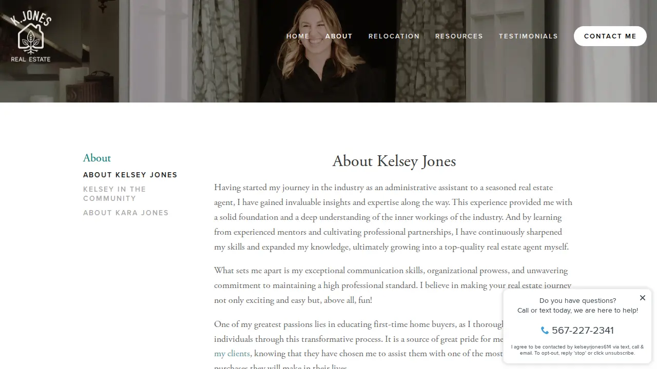 Kelsey Jones, Realtor at RE/MAX Partners page