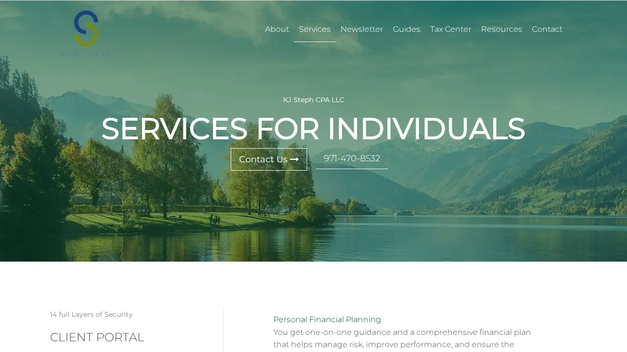 KJ Steph CPA LLC page