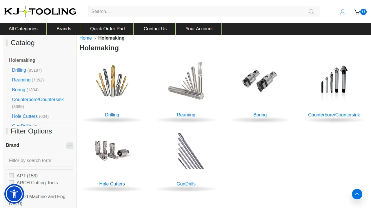 KJ Tooling page