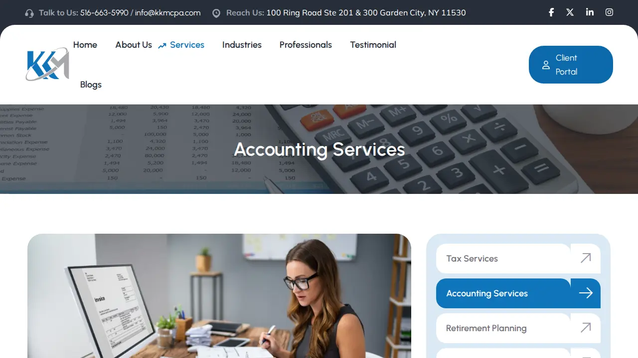 KKM CPA Associates PLLC page