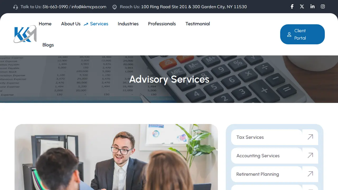 KKM CPA Associates PLLC page