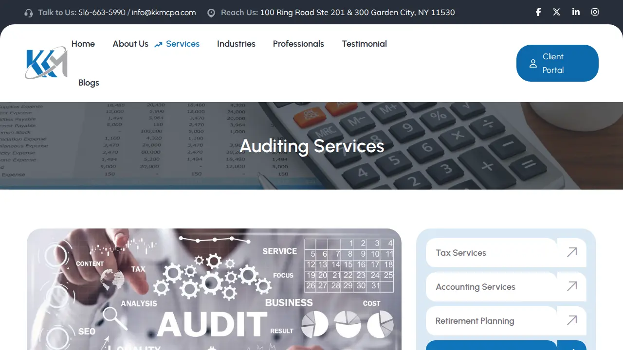 KKM CPA Associates PLLC page