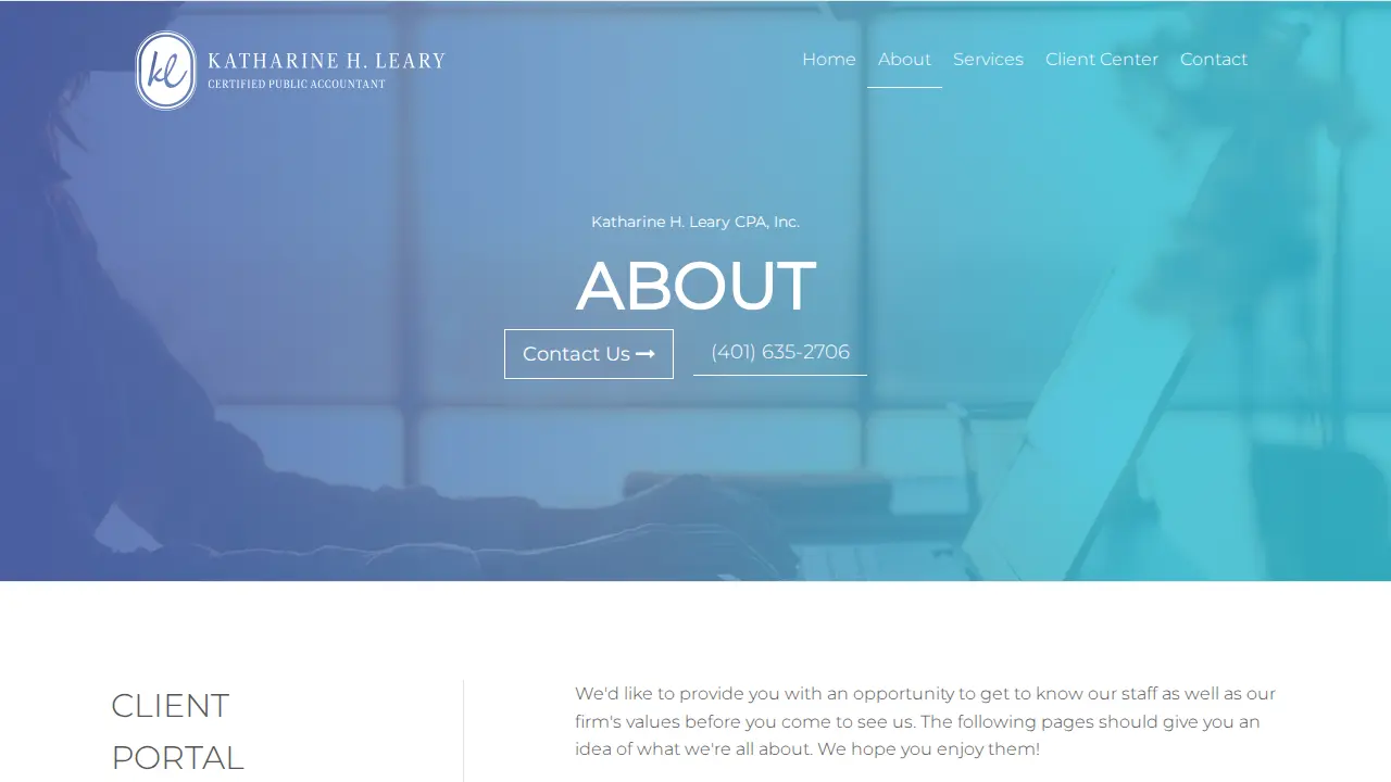Katharine H Leary CPA Inc page