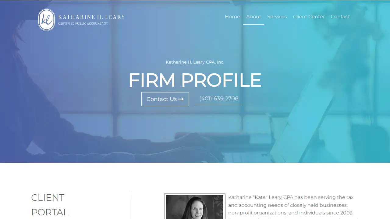 Katharine H Leary CPA Inc page