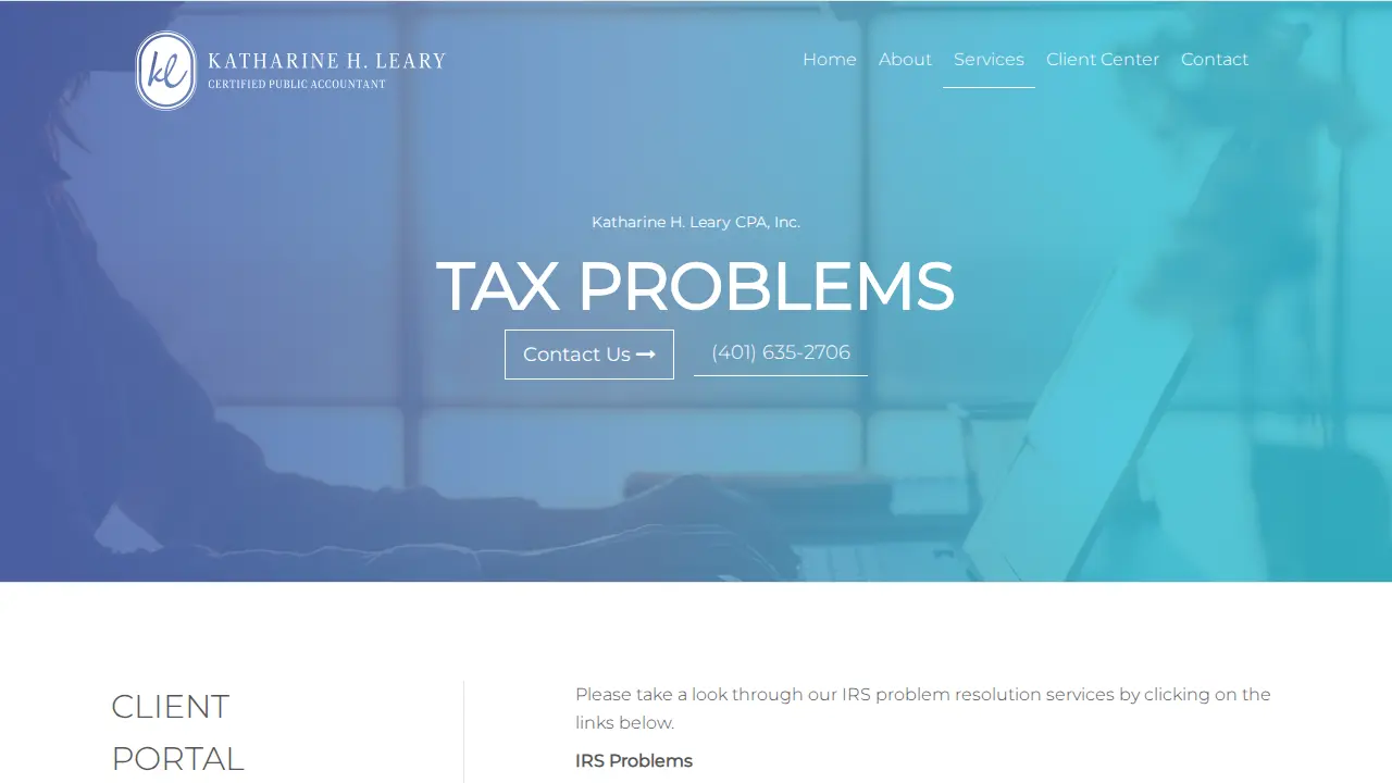 Katharine H Leary CPA Inc page