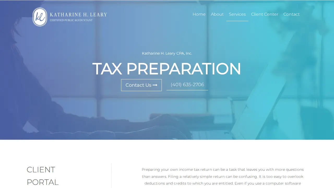 Katharine H Leary CPA Inc page