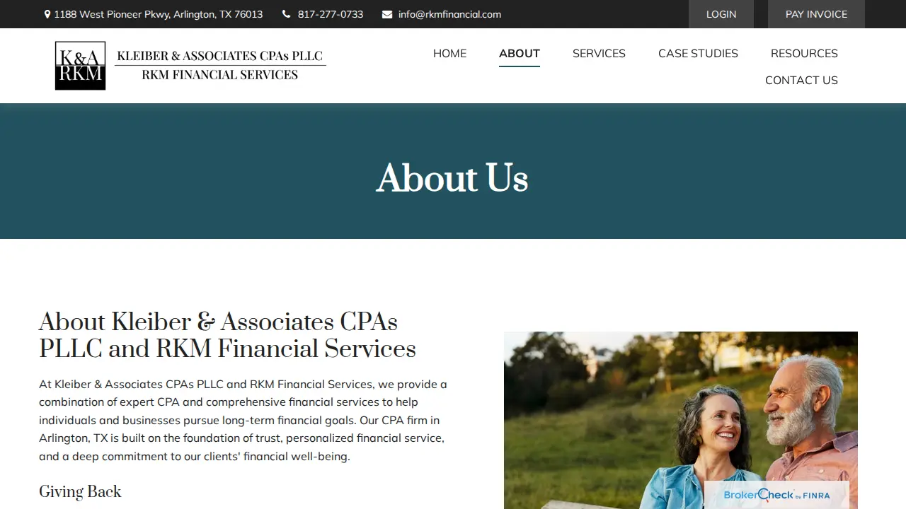 Kleiber & Associates, CPAs page