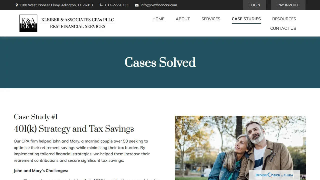 Kleiber & Associates, CPAs page