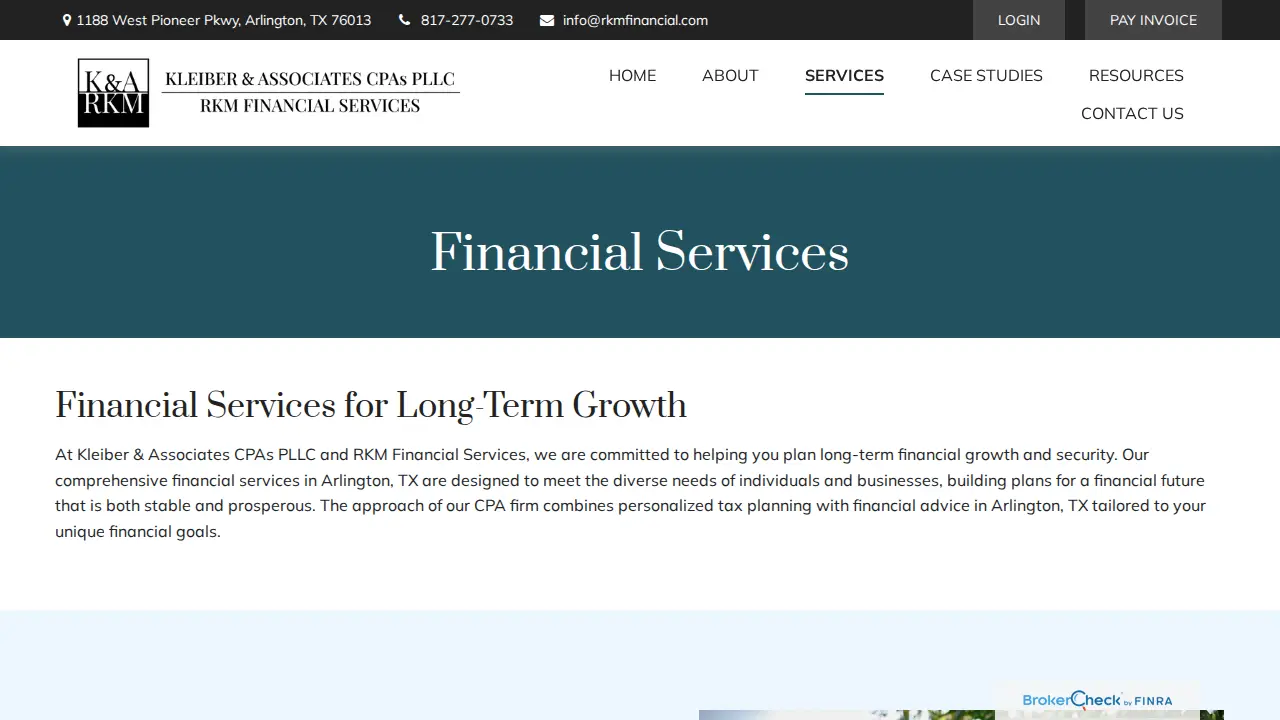 Kleiber & Associates, CPAs page