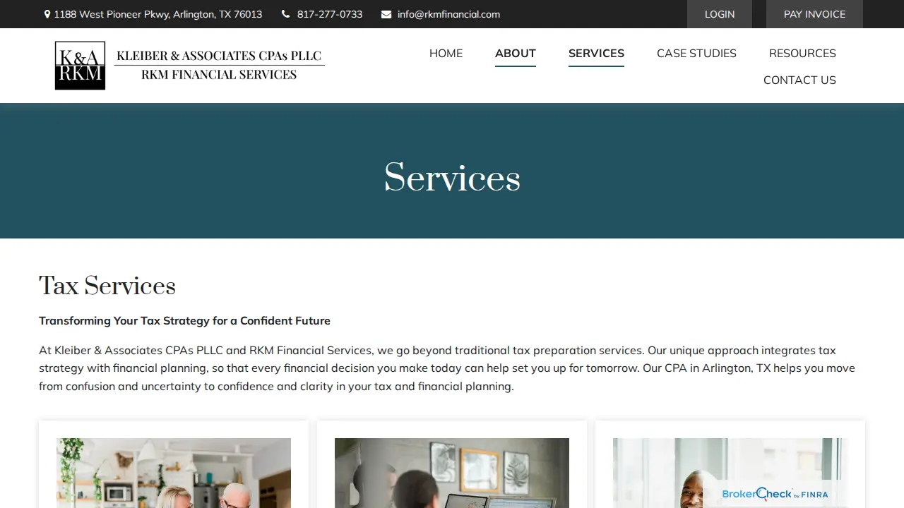 Kleiber & Associates, CPAs page
