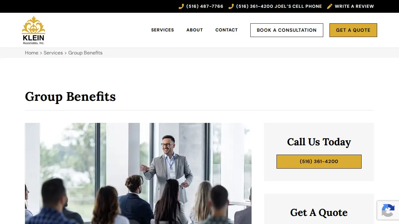 Klein Associates, Inc. page