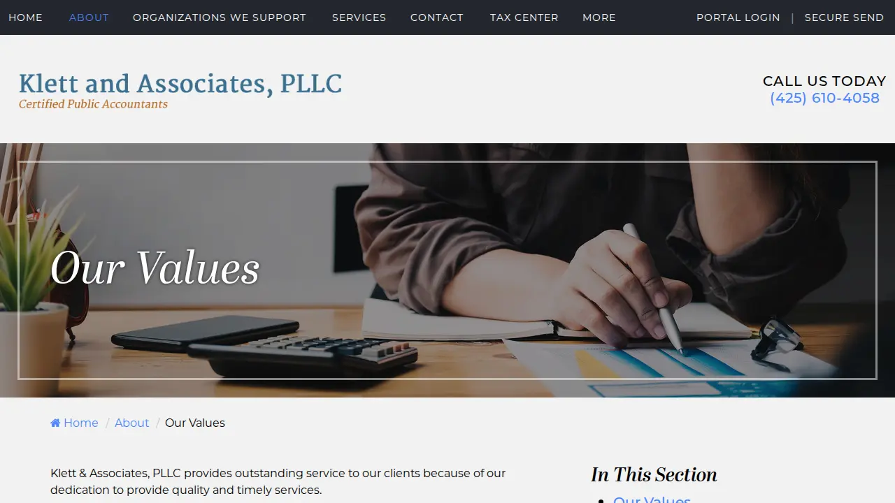Klett and Associates, PLLC page