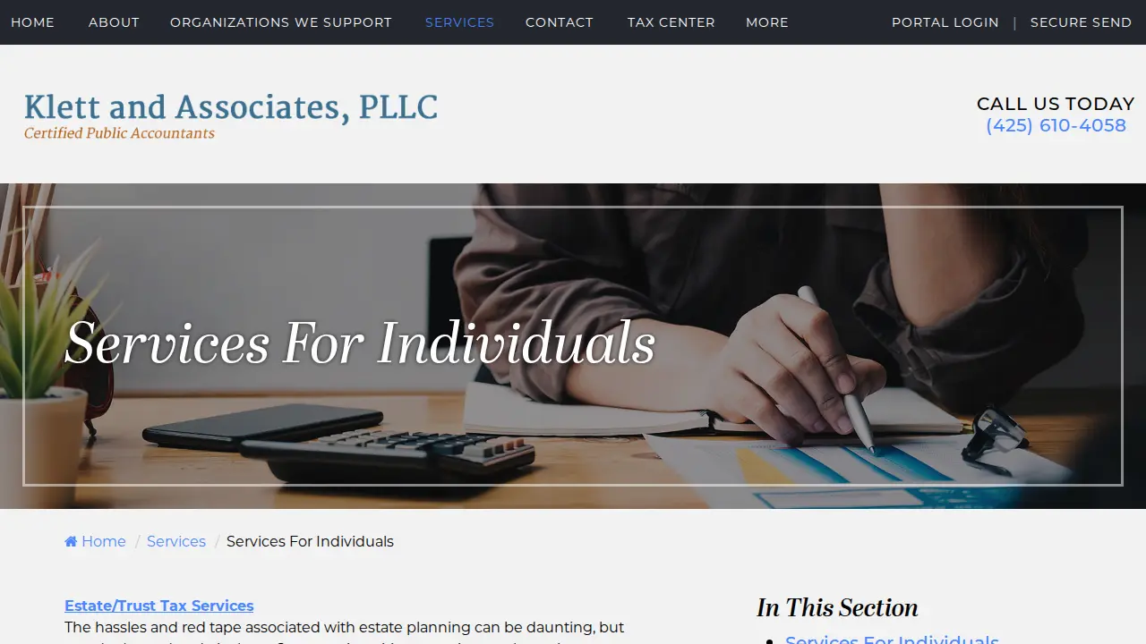 Klett and Associates, PLLC page