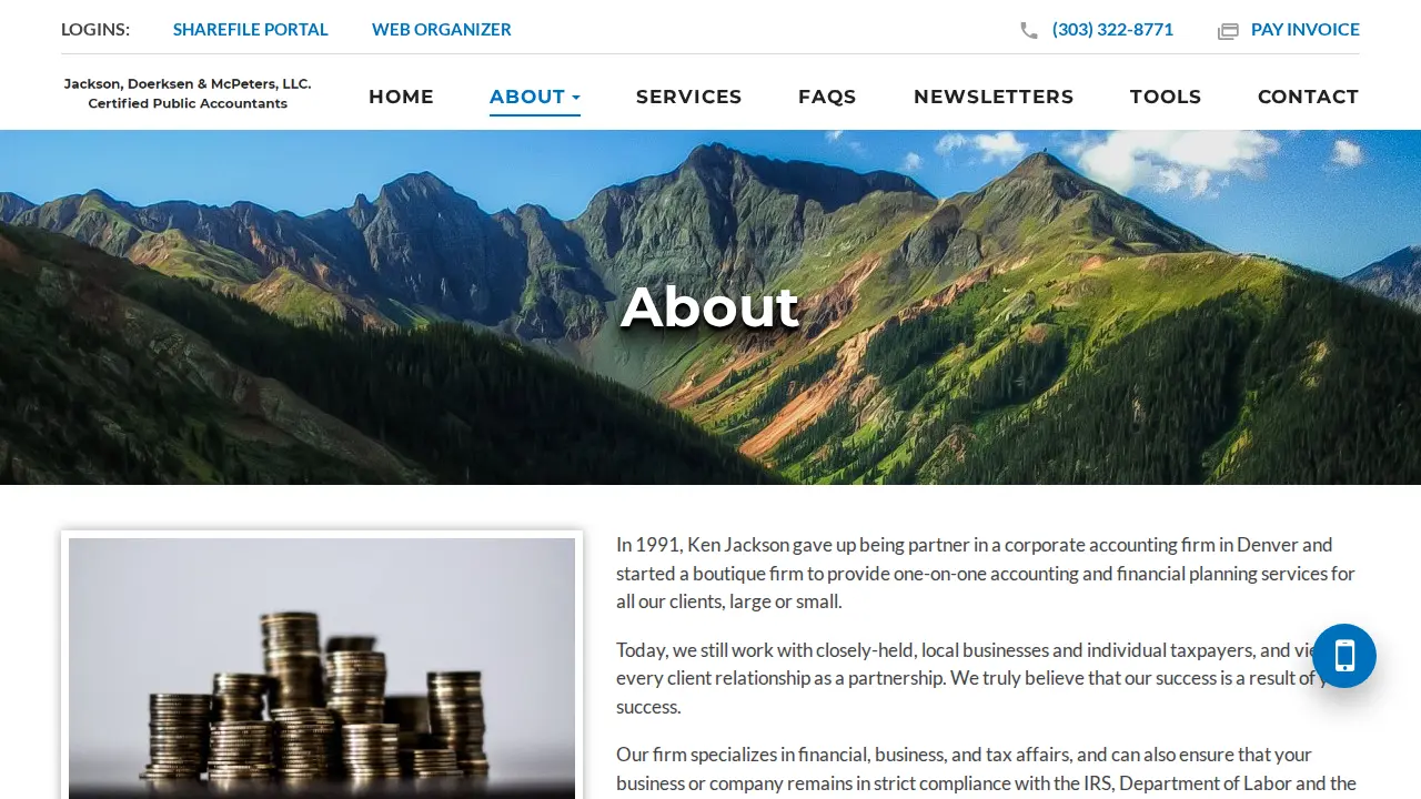 Jackson, Doerksen & McPeters, LLC. page