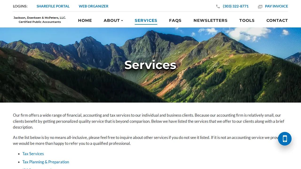 Jackson, Doerksen & McPeters, LLC. page